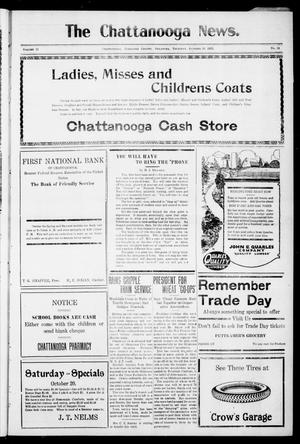 The Chattanooga News. (Chattanooga, Okla.), Vol. 18, No. 34, Ed. 1 Thursday, October 18, 1923