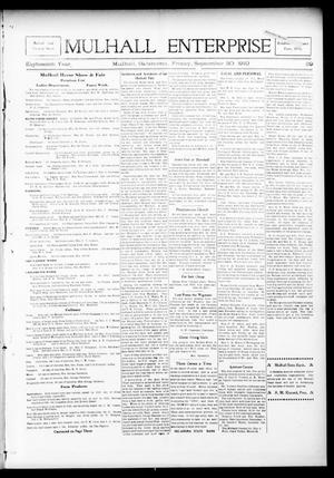 Mulhall Enterprise (Mulhall, Okla.), Vol. 18, No. 39, Ed. 1 Friday, September 30, 1910