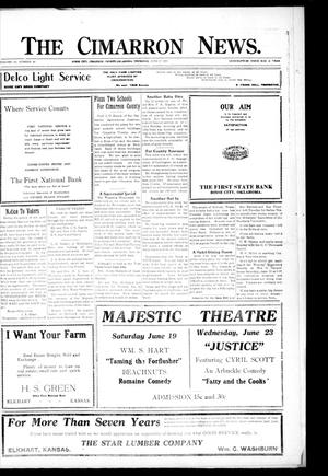 The Cimarron News. (Boise City, Okla.), Vol. 21, No. 46, Ed. 1 Thursday, June 17, 1920