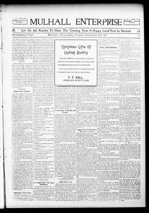Mulhall Enterprise (Mulhall, Okla.), Vol. 17, No. 52, Ed. 2 Friday, December 24, 1909