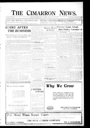 The Cimarron News. (Boise City, Okla.), Vol. 23, No. 4, Ed. 1 Thursday, August 26, 1920
