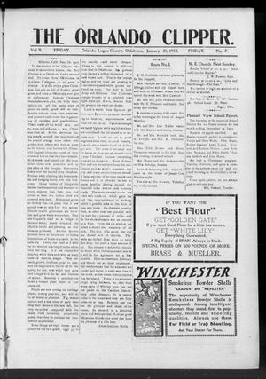 The Orlando Clipper. (Orlando, Okla.), Vol. 2, No. 7, Ed. 1 Friday, January 10, 1908