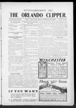 The Orlando Clipper. (Orlando, Okla.), Vol. 2, No. 17, Ed. 2 Friday, March 20, 1908