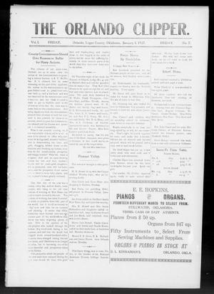 The Orlando Clipper. (Orlando, Okla.), Vol. 1, No. 7, Ed. 1 Friday, January 4, 1907