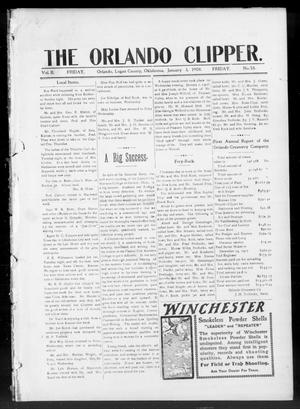 The Orlando Clipper. (Orlando, Okla.), Vol. 1, No. 58, Ed. 1 Friday, January 3, 1908