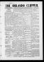 Newspaper: The Orlando Clipper. (Orlando, Okla.), Vol. 3, No. 3, Ed. 1 Friday, D…