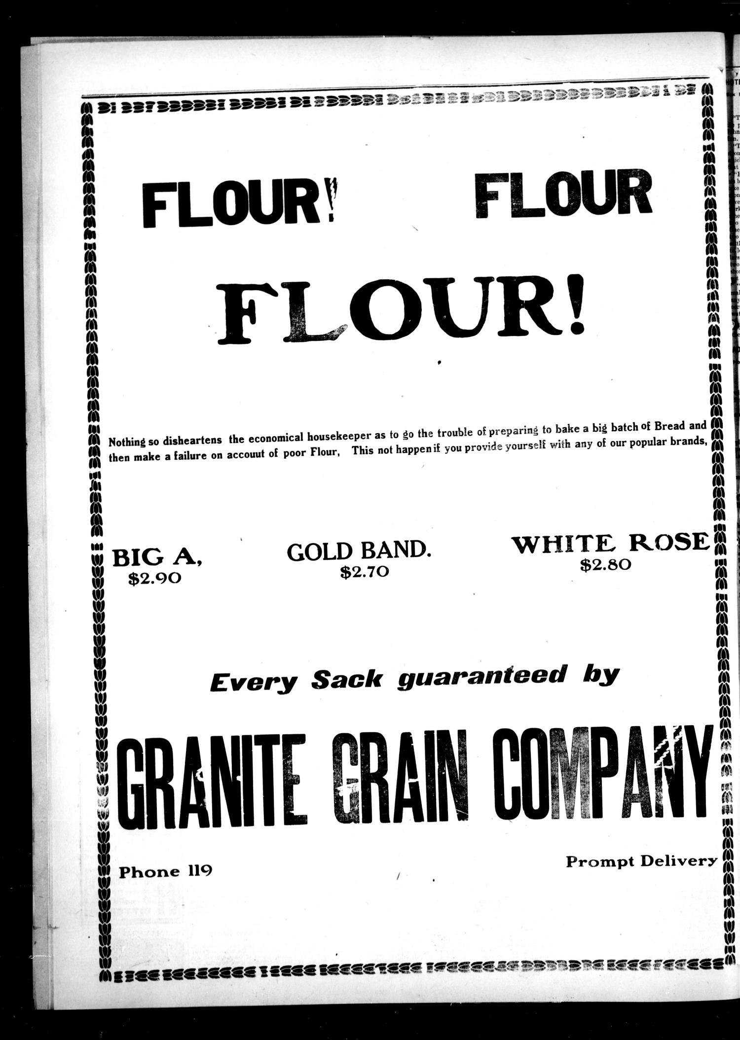 The Granite Enterprise. (Granite, Okla.), Vol. 11, No. 3, Ed. 1 Friday, June 3, 1910
                                                
                                                    [Sequence #]: 4 of 10
                                                