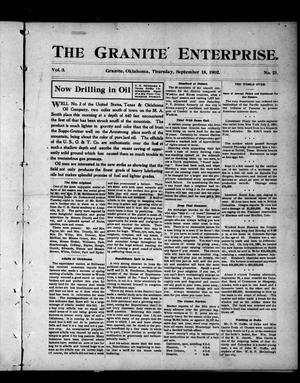 The Granite Enterprise. (Granite, Okla.), Vol. 3, No. 21, Ed. 1 Thursday, September 18, 1902