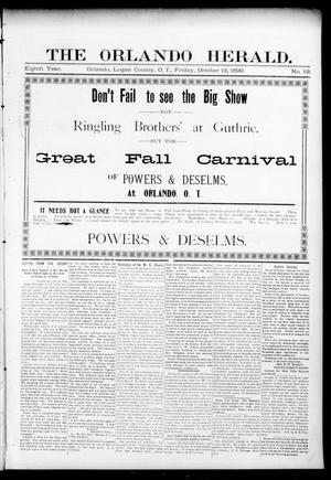 The Orlando Herald. (Orlando, Okla. Terr.), Vol. 8, No. 19, Ed. 1 Friday, October 13, 1899