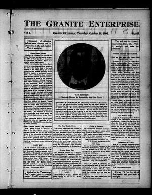 The Granite Enterprise. (Granite, Okla.), Vol. 3, No. 25, Ed. 1 Thursday, October 16, 1902