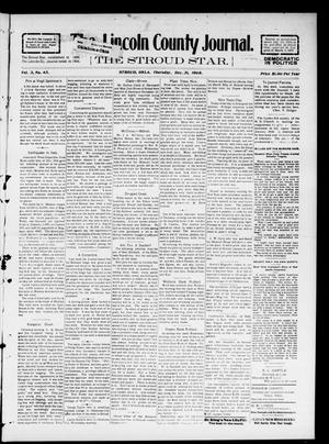 The Lincoln County Journal. The Stroud Star. (Stroud, Okla.), Vol. 3, No. 43, Ed. 1 Thursday, December 31, 1908