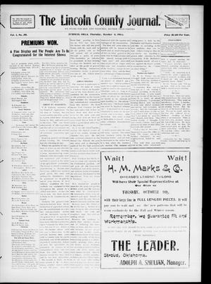 The Lincoln County Journal. (Stroud, Okla.), Vol. 1, No. 30, Ed. 2 Thursday, October 4, 1906