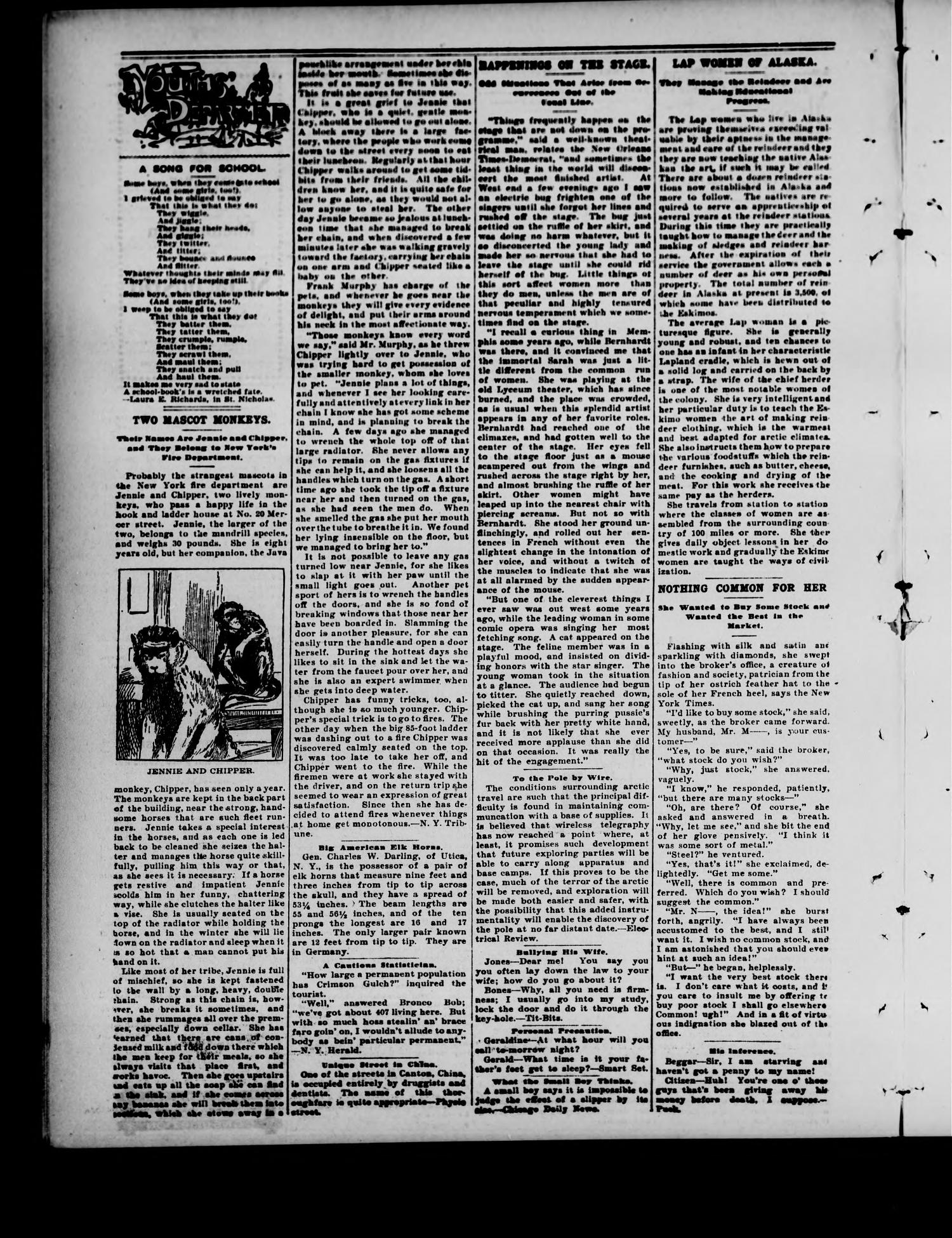The Stroud Star. (Stroud, Okla.), Vol. 4, No. 36, Ed. 1 Friday, November 8, 1901
                                                
                                                    [Sequence #]: 4 of 10
                                                