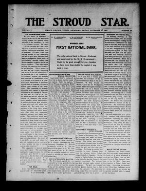 The Stroud Star. (Stroud, Okla.), Vol. 5, No. 38, Ed. 1 Friday, November 21, 1902