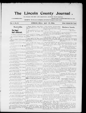 The Lincoln County Journal. (Stroud, Okla.), Vol. 1, No. 8, Ed. 2 Thursday, April 19, 1906