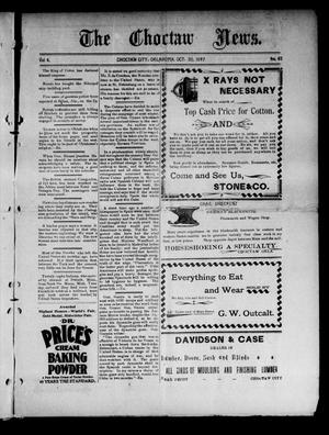 The Choctaw News. (Choctaw City, Okla.), Vol. 4, No. 45, Ed. 1 Saturday, October 30, 1897