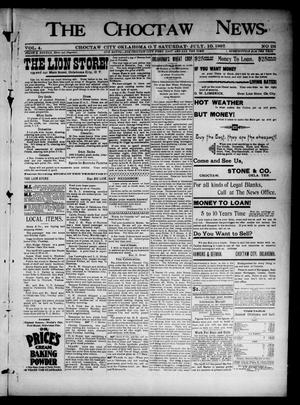 The Choctaw News. (Choctaw City, Okla. Terr.), Vol. 4, No. 29, Ed. 1 Saturday, July 10, 1897