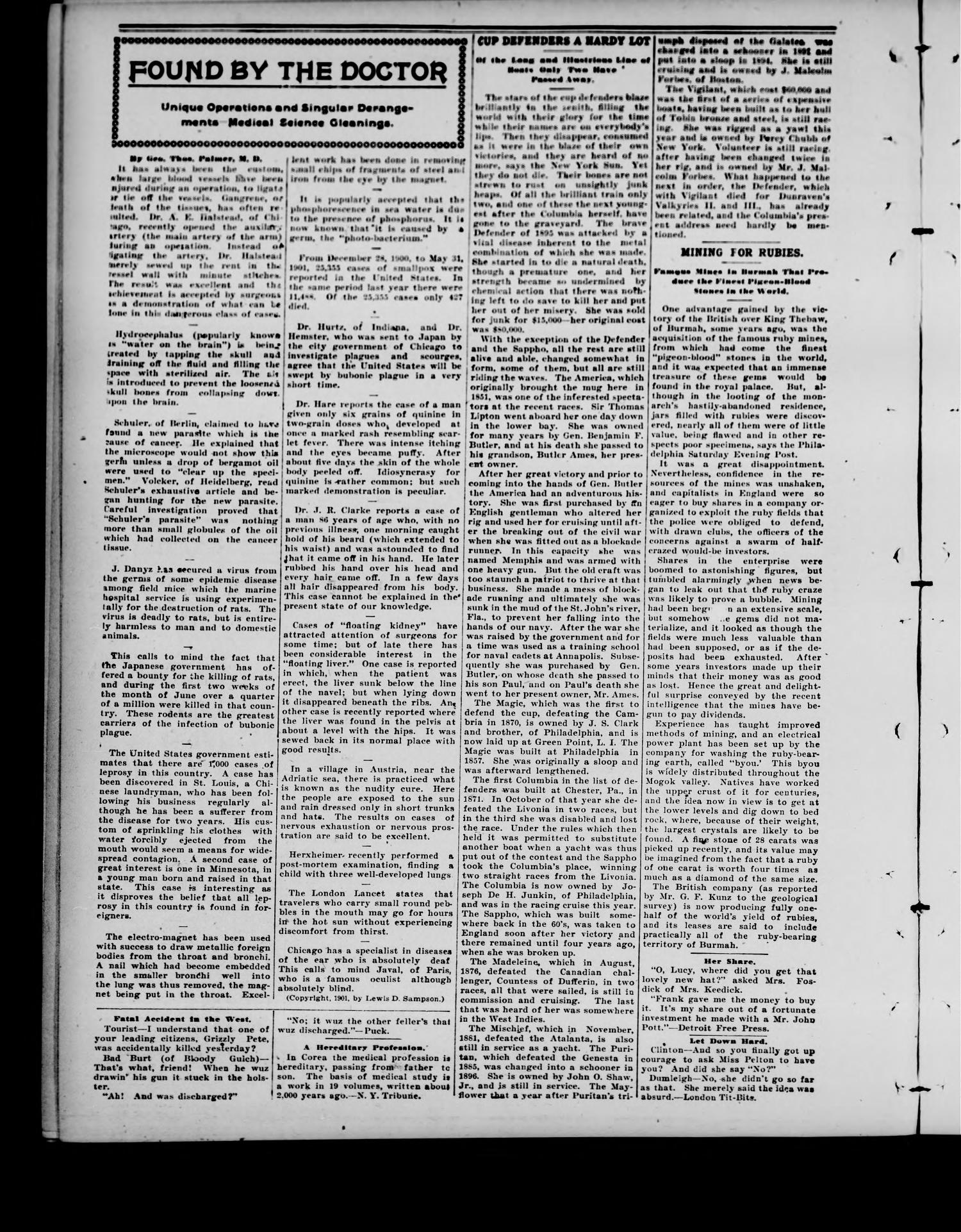 The Stroud Star. (Stroud, Okla.), Vol. 4, No. 42, Ed. 1 Friday, December 20, 1901
                                                
                                                    [Sequence #]: 4 of 12
                                                