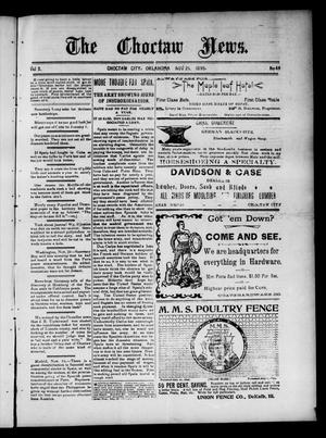 The Choctaw News. (Choctaw City, Okla.), Vol. 5, No. 49, Ed. 1 Saturday, November 26, 1898