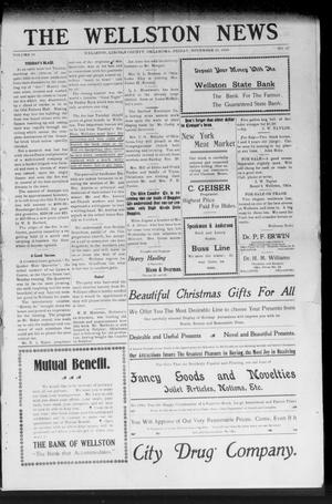 The Wellston News (Wellston, Okla.), Vol. 19, No. 47, Ed. 1 Friday, November 18, 1910