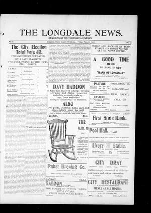 The Longdale News. (Longdale, Okla.), Vol. 6, No. 50, Ed. 1 Friday, May 10, 1907