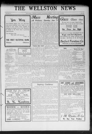 The Wellston News (Wellston, Okla.), Vol. 22, No. 25, Ed. 1 Friday, June 20, 1913