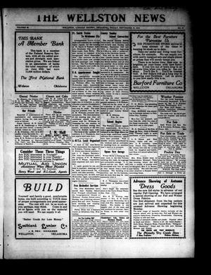 The Wellston News (Wellston, Okla.), Vol. 24, No. 37, Ed. 1 Friday, September 10, 1915