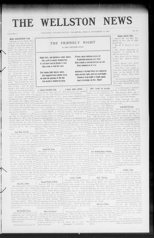 The Wellston News (Wellston, Okla.), Vol. 17, No. 46, Ed. 1 Friday, November 13, 1908
