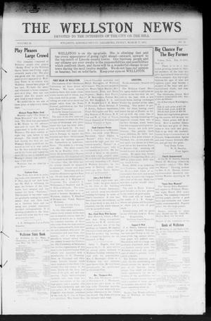 Primary view of object titled 'The Wellston News (Wellston, Okla.), Vol. 20, No. 11, Ed. 1 Friday, March 17, 1911'.