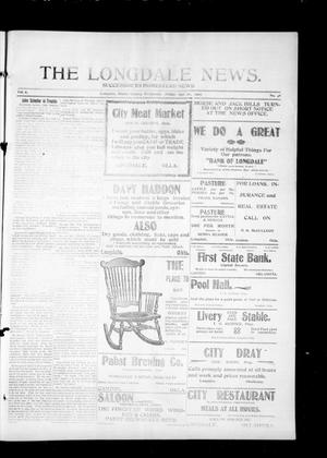 The Longdale News. (Longdale, Okla.), Vol. 6, No. 48, Ed. 1 Friday, April 26, 1907