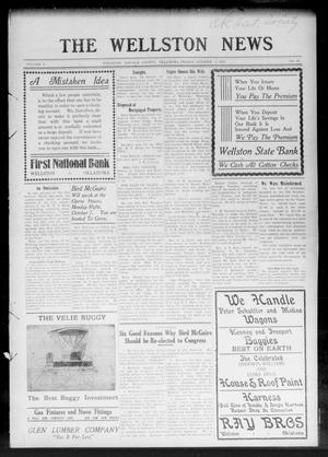 Primary view of object titled 'The Wellston News (Wellston, Okla.), Vol. 21, No. 40, Ed. 1 Friday, October 4, 1912'.