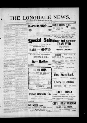 The Longdale News. (Longdale, Okla.), Vol. 7, No. 8, Ed. 1 Friday, July 19, 1907