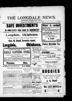 The Longdale News. (Longdale, Okla.), Vol. 7, No. 24, Ed. 1 Friday, November 8, 1907