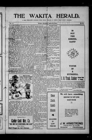 The Wakita Herald. (Wakita, Okla.), Vol. 11, No. 38, Ed. 1 Friday, March 20, 1908
