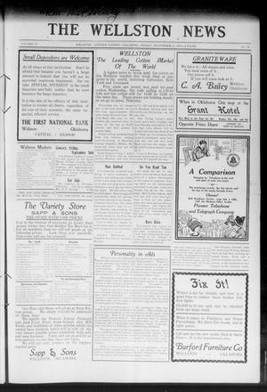 The Wellston News (Wellston, Okla.), Vol. 22, No. 39, Ed. 1 Friday, September 26, 1913
