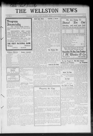 The Wellston News (Wellston, Okla.), Vol. 22, No. 35, Ed. 1 Friday, August 29, 1913
