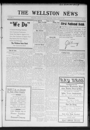 The Wellston News (Wellston, Okla.), Vol. 21, No. 16, Ed. 1 Friday, April 19, 1912