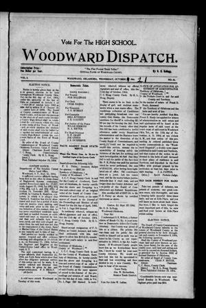 Woodward Dispatch. (Woodward, Okla.), Vol. 5, No. 34, Ed. 1 Friday, October 21, 1904