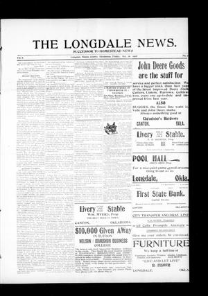 The Longdale News. (Longdale, Okla.), Vol. 8, No. 21, Ed. 1 Friday, October 16, 1908