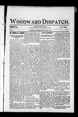 Woodward Dispatch. (Woodward, Okla.), Vol. 4, No. 7, Ed. 1 Friday, April 17, 1903