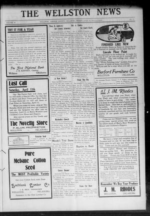 The Wellston News (Wellston, Okla.), Vol. 23, No. 15, Ed. 1 Friday, April 10, 1914