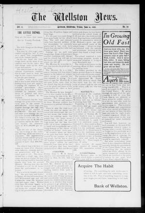Primary view of object titled 'The Wellston News. (Wellston, Okla.), Vol. 12, No. 24, Ed. 1 Friday, June 16, 1905'.