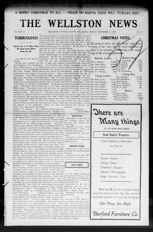 The Wellston News (Wellston, Okla.), Vol. 18, No. 52, Ed. 1 Friday, December 24, 1909