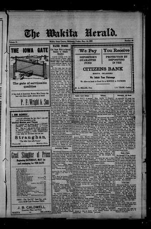 The Wakita Herald. (Wakita, Okla.), Vol. 12, No. 46, Ed. 1 Friday, May 14, 1909