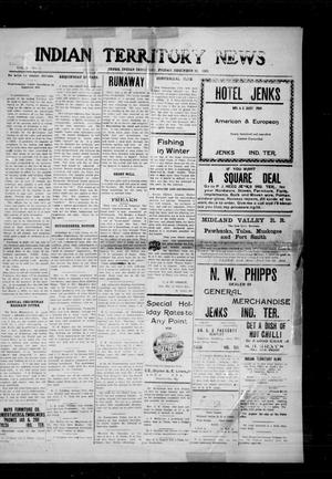 Indian Territory News (Jenks, Indian Terr.), Vol. 1, No. 5, Ed. 1 Friday, December 15, 1905