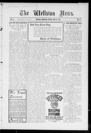 The Wellston News. (Wellston, Okla.), Vol. 12, No. 15, Ed. 1 Friday, April 14, 1905