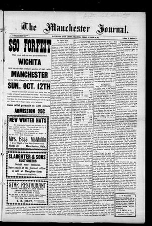 The Manchester Journal. (Manchester, Okla.), Vol. 21, No. 19, Ed. 1 Friday, October 10, 1913