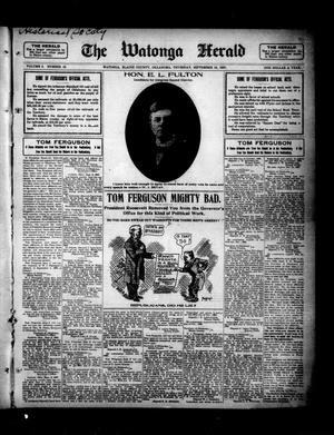 The Watonga Herald (Watonga, Okla.), Vol. 6, No. 16, Ed. 1 Thursday, September 12, 1907