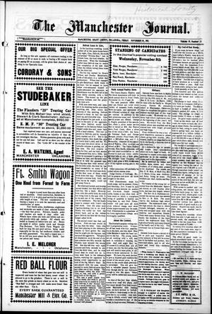 The Manchester Journal. (Manchester, Okla.), Vol. 19, No. 23, Ed. 1 Friday, November 10, 1911