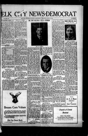Elk City News-Democrat (Elk City, Okla.), Vol. 20, No. 13, Ed. 1 Thursday, July 27, 1922